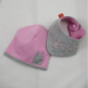 Set aus Wendebeanie und Wendehalstuch mit Kölner Dom und Wunschname